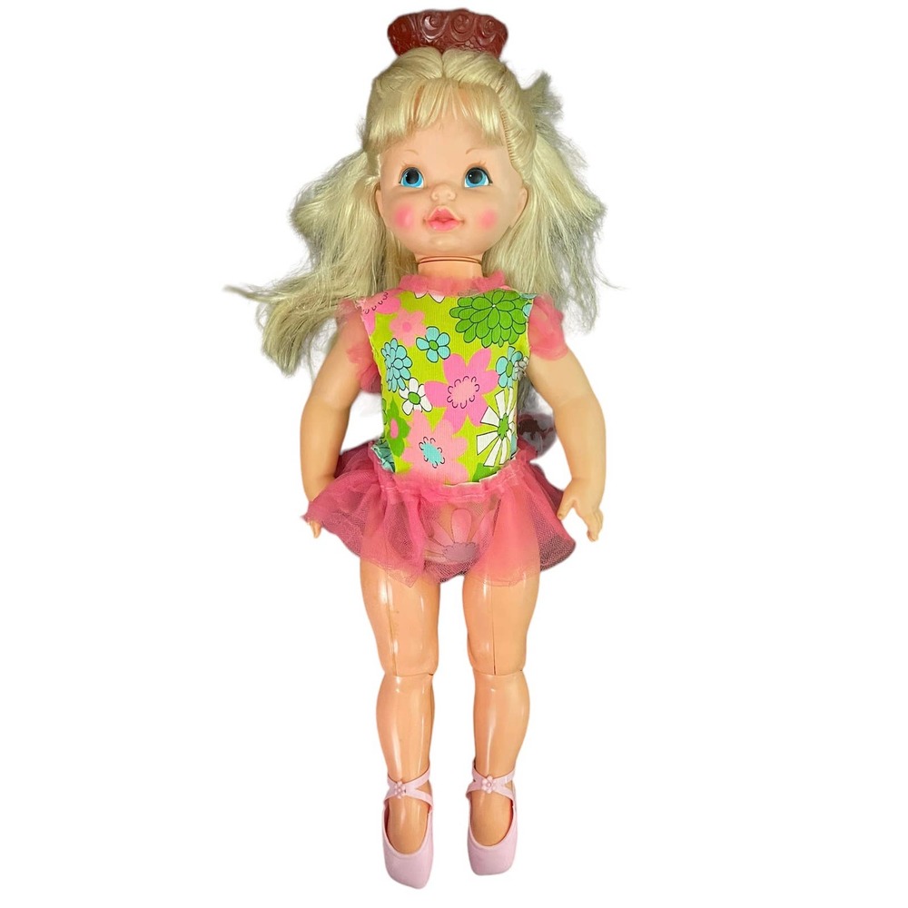 1968 Mattel Dancerina Ballerina Doll 24" Original Shoes Custom Outfit Vintage